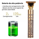 Máquina De Cortar Cabelo Recarregável Bivolt Barbeador Portátil Aparador De Pelos Barba Bigode