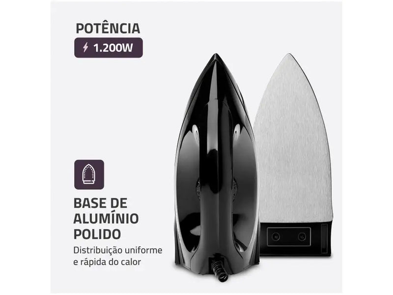 Ferro de Passar Roupa a Seco Mondial FSN-55-B - 110V
