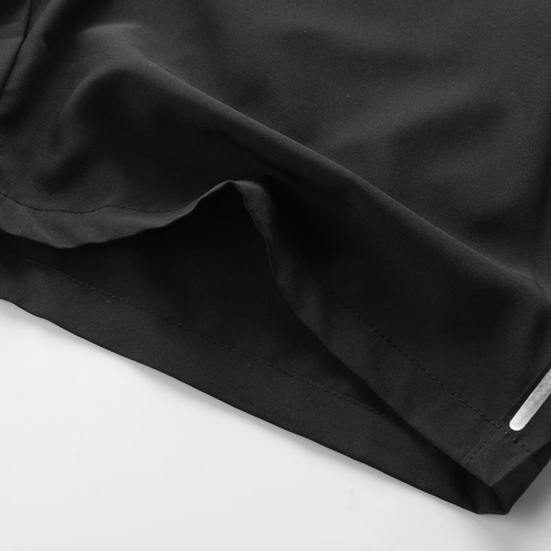 Shorts de treino esportivo masculino com bolsos para academia e treino, tamanho M-8XL