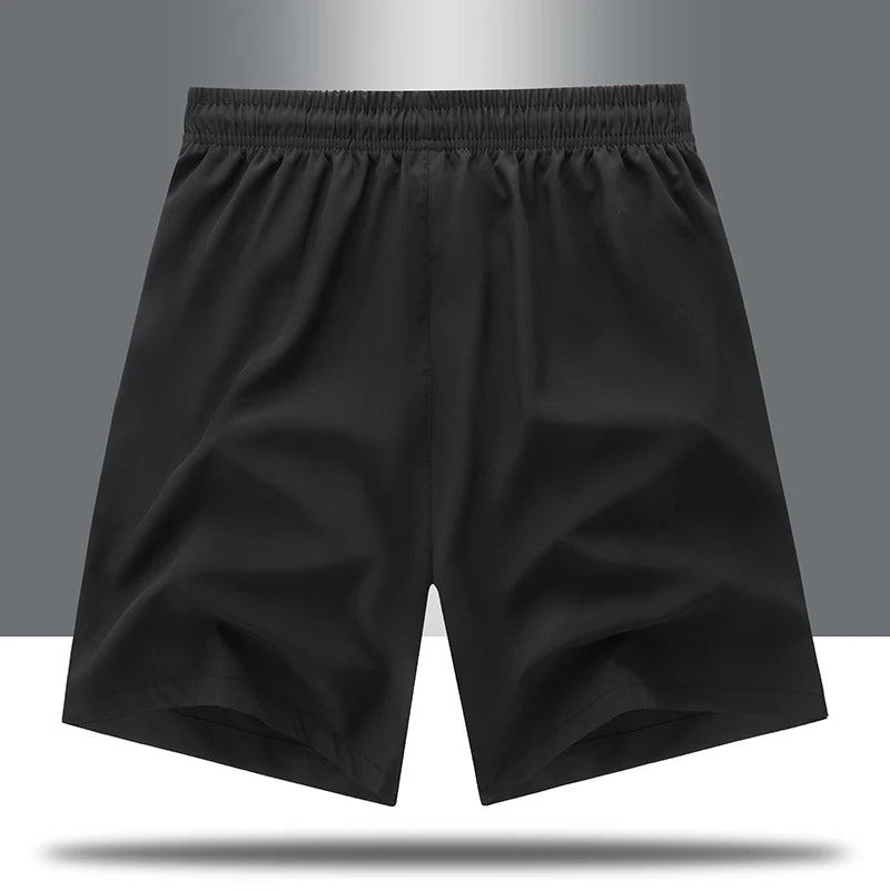 Shorts de treino esportivo masculino com bolsos para academia e treino, tamanho M-8XL